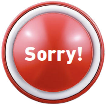 Sorry ongeschikt